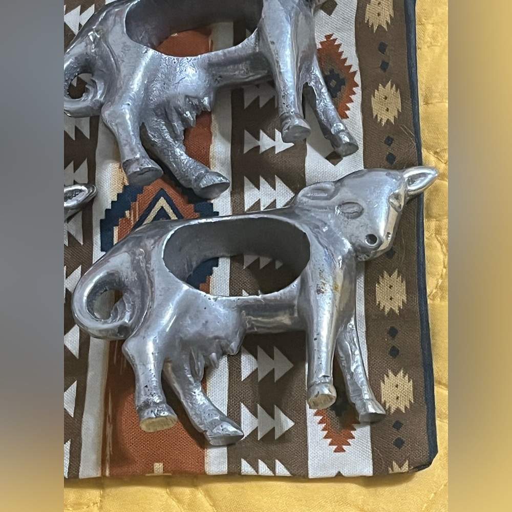 Cow & Chicken Napkin Holder Lot of 6
